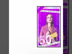 Janela de loja de alta luminosidade